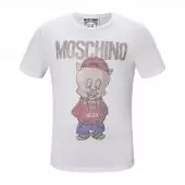 moschino t-shirt size m-3xl pig boy white